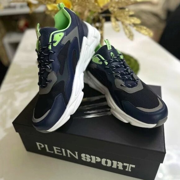Philipp Plein Original Sneakers Lo-Top Runners Size: 10.5